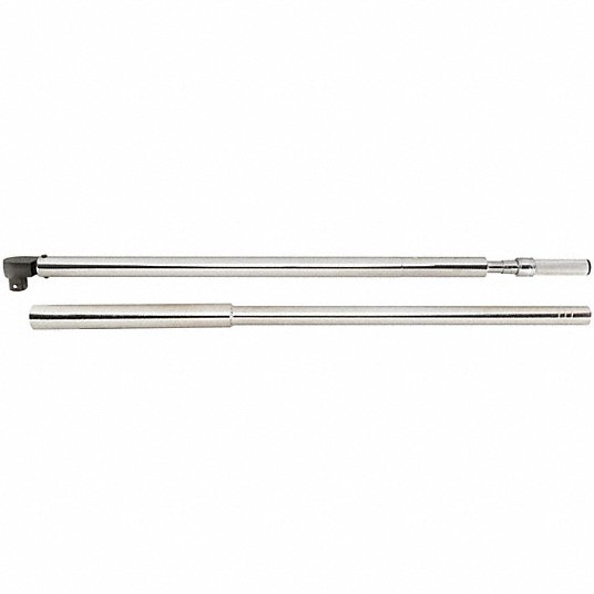 PROTO Micrometer Torque Wrench: 3/4 in Drive Size, 120 ft-lb to 600 ft-lb,  2 ft-lb Torque Increments