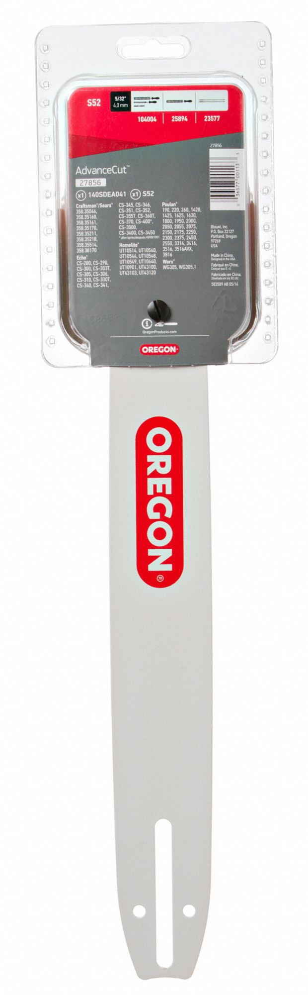 OREGON Bar and Chain, 14 In., .050 In., 3/8 In. 1R37527856 Grainger