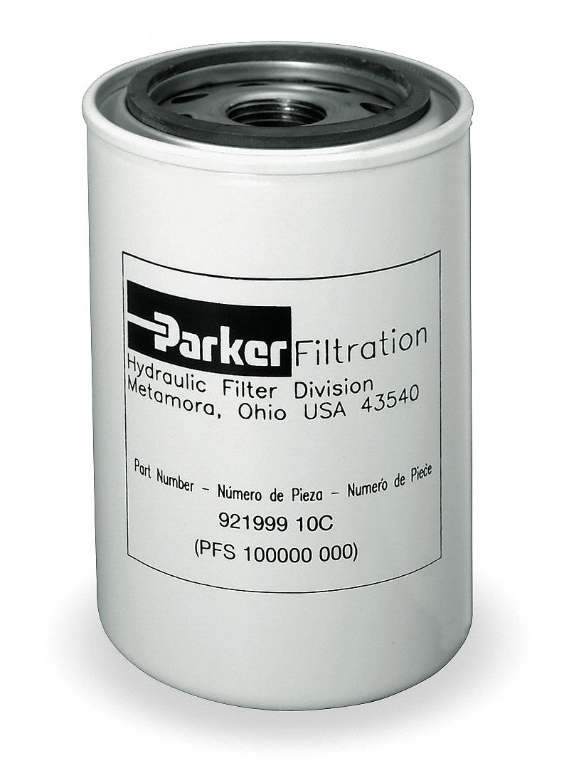 PARKER Hydraulic Filter Element: 20 gpm Max. Flow, 150 psi Max. Pressure,  Paper, 1