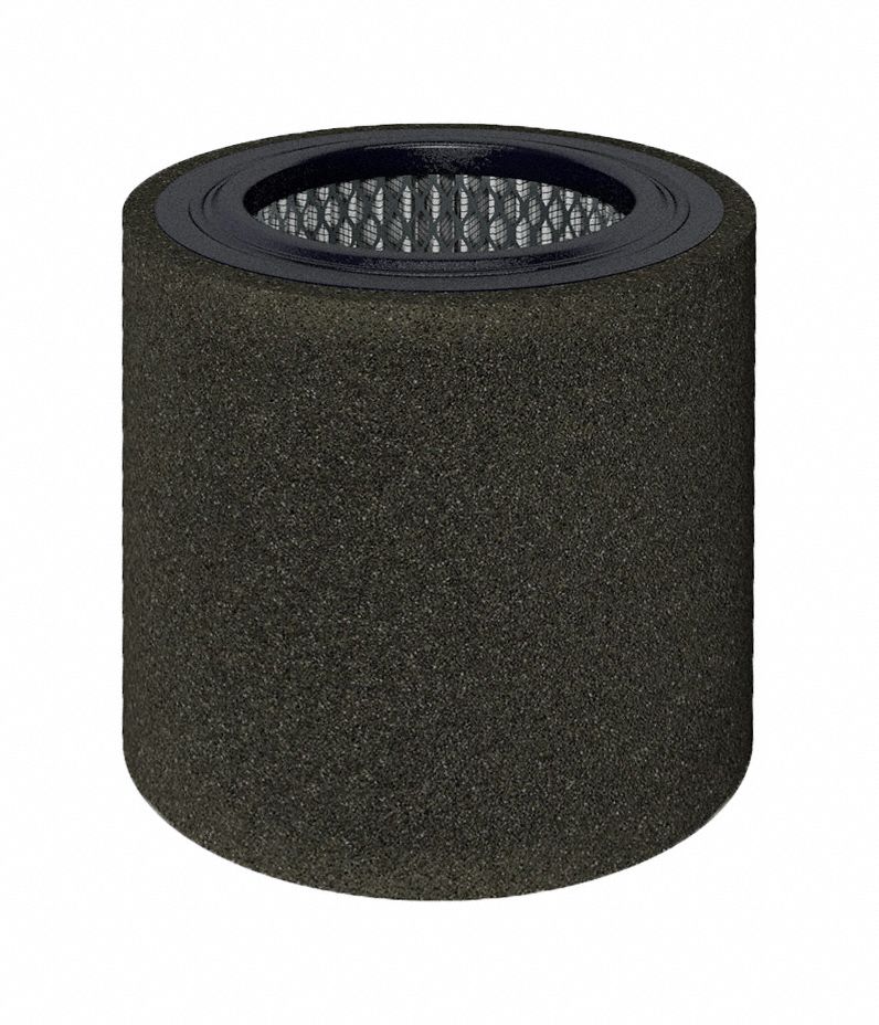 SOLBERG, Polyester, 4.75 in Overall Ht, Filter Element - 1R417