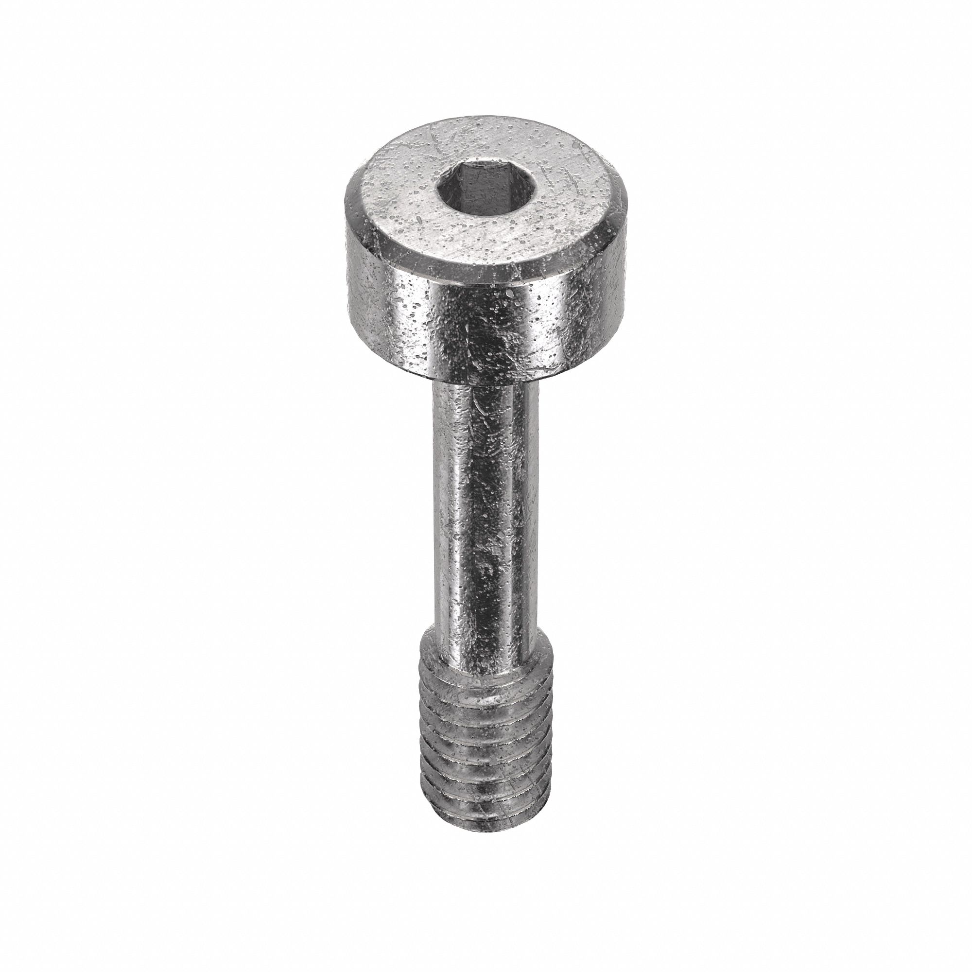 Captive Panel Screw: #8-32 Thread Size, 5/8 in Lg, Smooth, Round Head, Internal Hex, 18-8, 5 PK