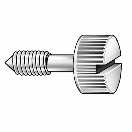 GRAINGER APPROVED 25/32 in 188 Stainless Steel Captive Panel Screw