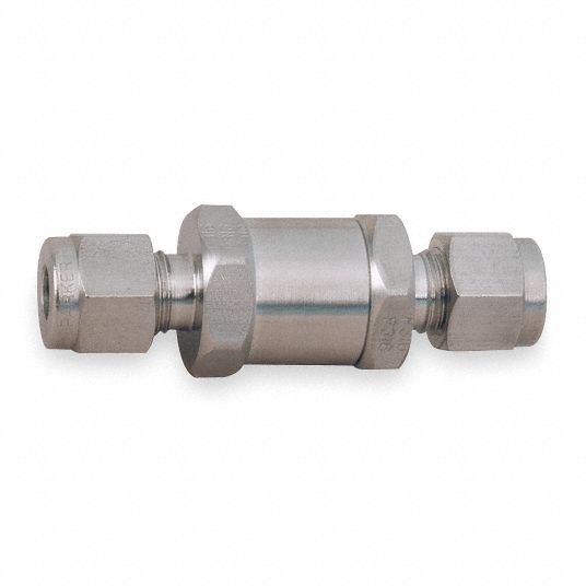 PARKER, 316 Stainless Steel, ALOK(R) Compression, Inline Filter
