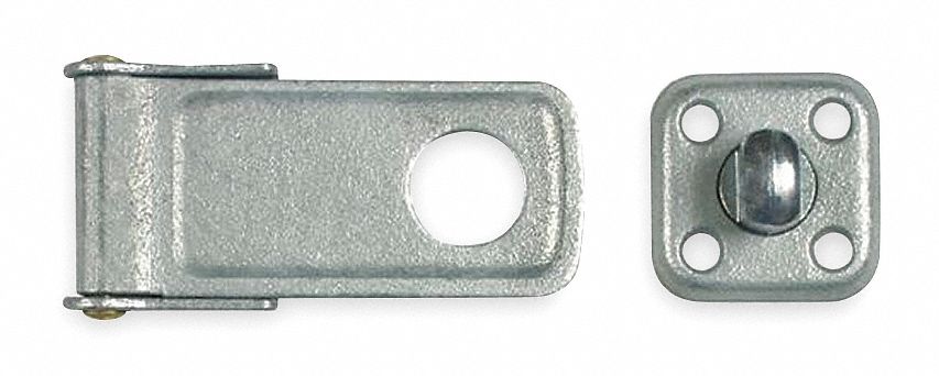 Latching Post Safety Hasp Steel 6 in L