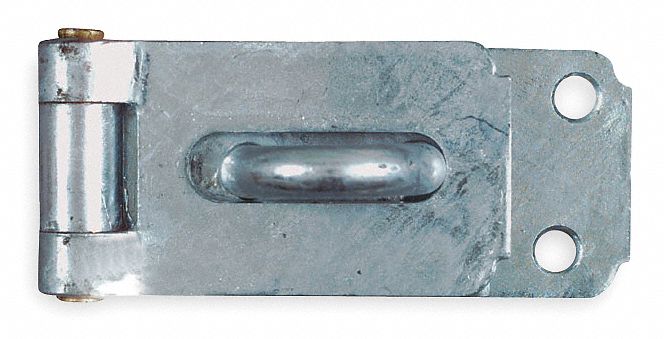 Latching Hinge Hasp Steel 7-1/2 in L