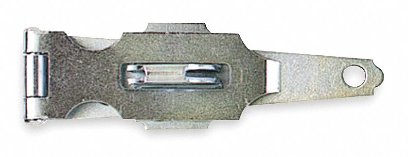 Latching Fixed Staple Hinge Hasp 3 in L