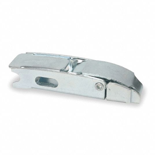 GRAINGER APPROVED Latching Draw Hasp Steel, Zinc, 3/4 in Catch/Latch