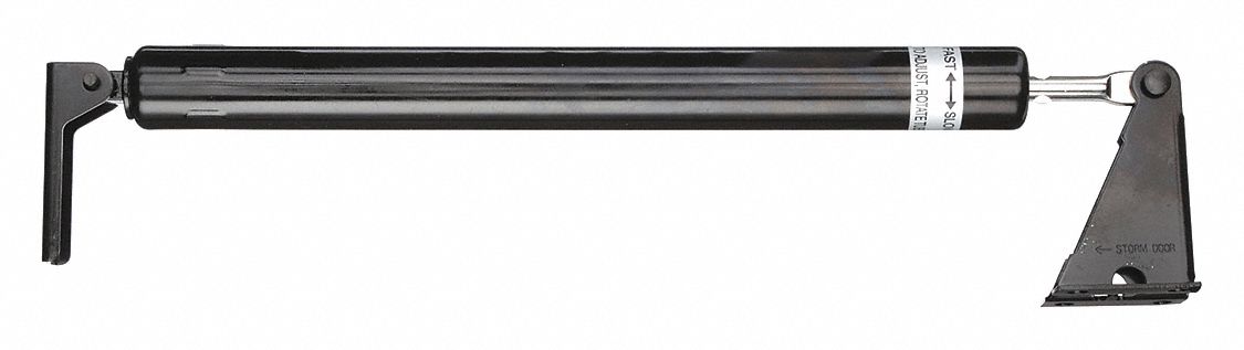 Door Closer: Std Mounting Type, Black, 10 1/2 in Lg