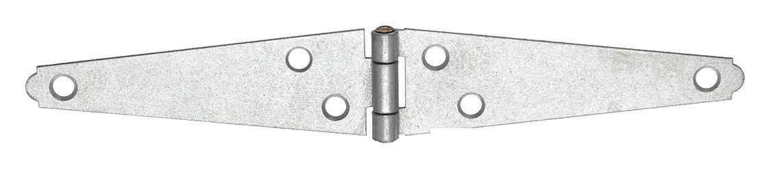 STRAP HINGE,LIGHT,STEEL,3 HOLE LEAF