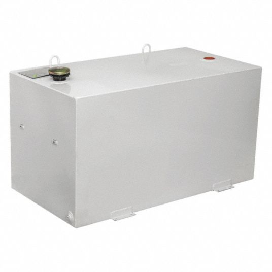 Rectangle Transfer Tank - White Steel