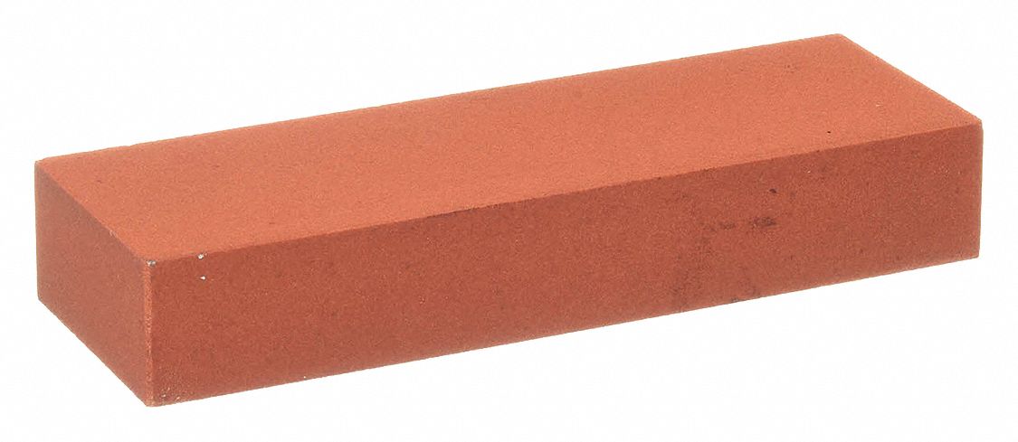 SINGLE GRIT BENCHSTONE, 4 IN L X 1 IN W X ¼ IN, ALUMINUM OXIDE, FINE