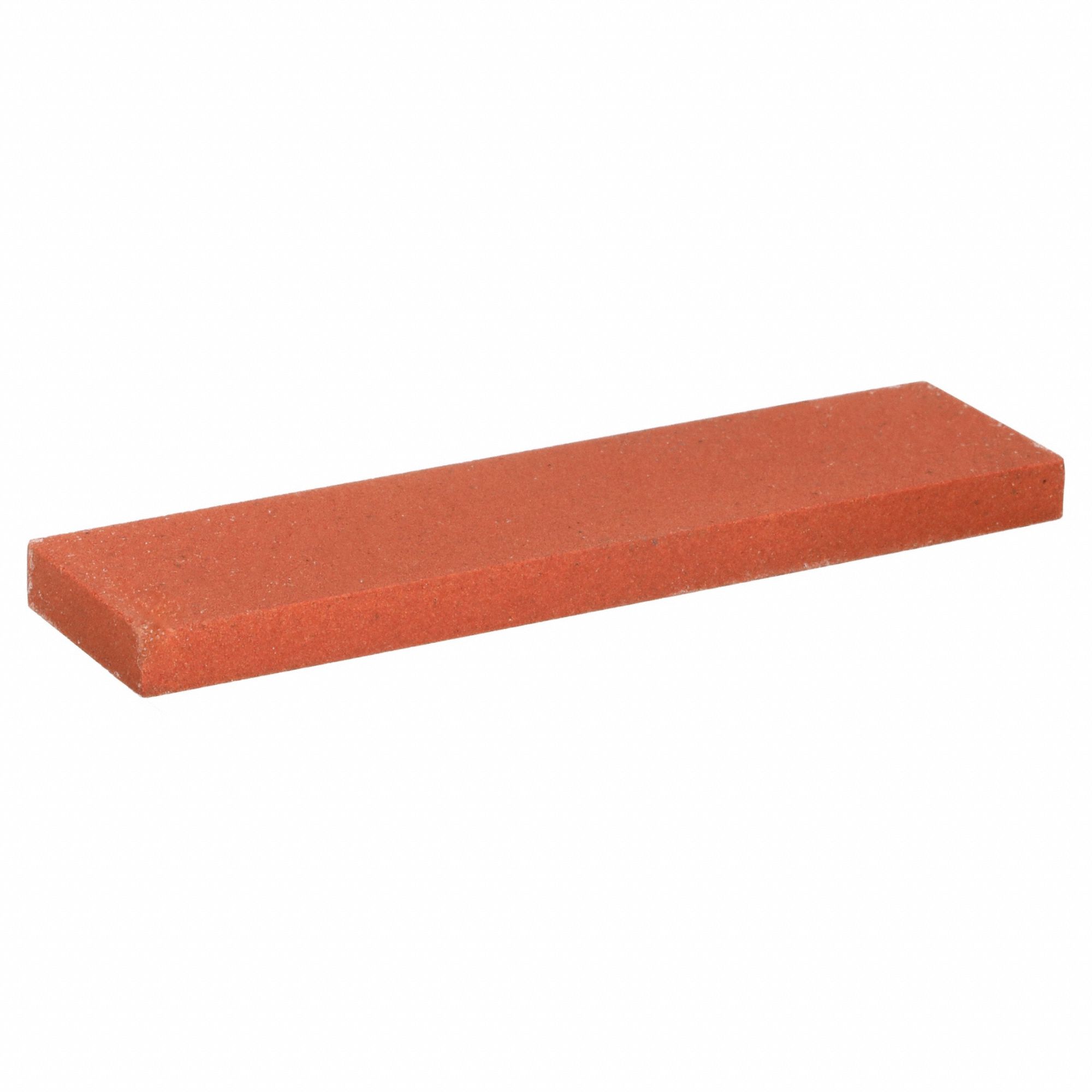Single Grit Benchstone: 4 in L x 1 in W x 1/4 in, Aluminum Oxide, Fine