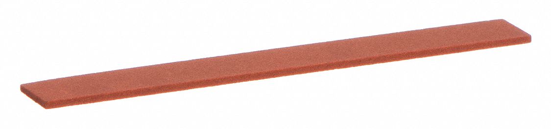 Precision Sharpening File: Square, 4 in L x 1/2 in W x 1/16 in H, Aluminum Oxide, Fine, FF444