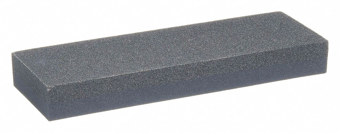 Combination Grit Sharpening Stone: 6 in L x 2 in W x 3/4 in H, Aluminum Oxide, Coarse/Fine
