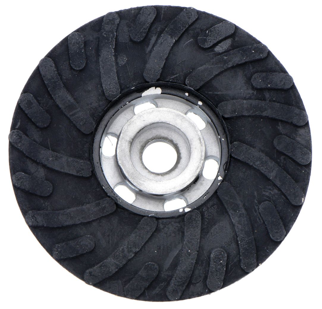 NORTON 5 in HookandLoop Disc Backup Pad, 5/16"24 Threaded Arbor Hole