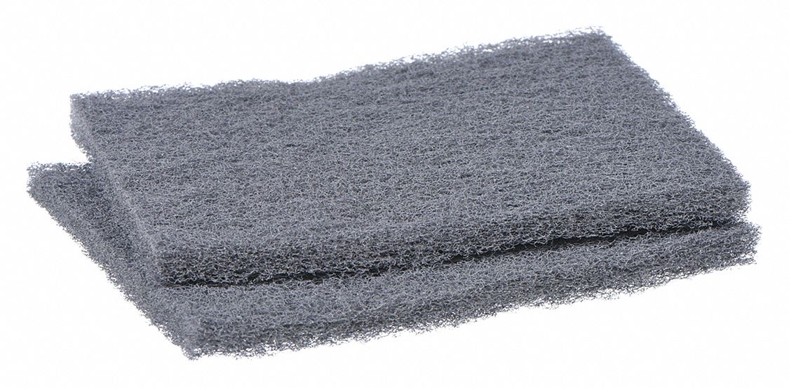 NORTON, 4 3/8 in W x 5 1/2 in L, 000, Synthetic Steel Wool Pad