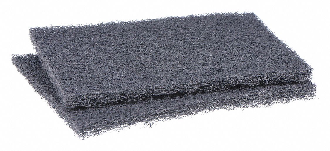 NORTON, 4 3/8 in W x 5 1/2 in L, 1, Synthetic Steel Wool Pad 1RDX6