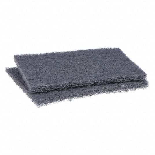 NORTON, 4 3/8 in W x 5 1/2 in L, 1, Synthetic Steel Wool Pad 1RDX6