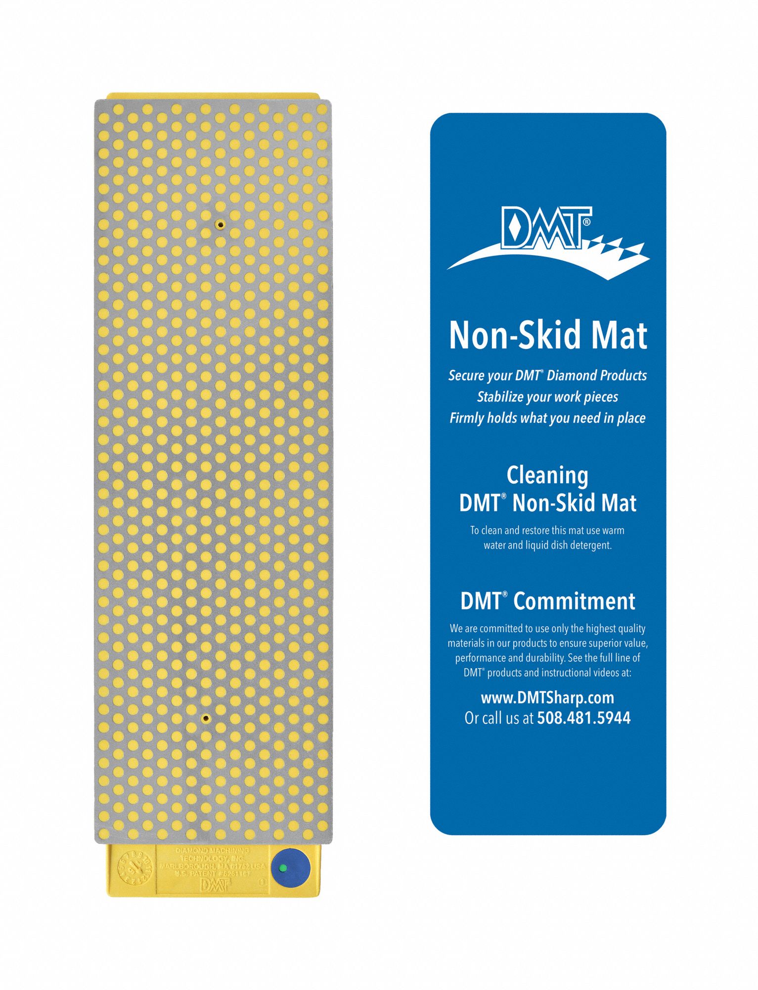 Combination Grit Benchstone: 8 in L x 2 5/8 in W x 3/8 in H, Diamond, Extra Fine/Coarse