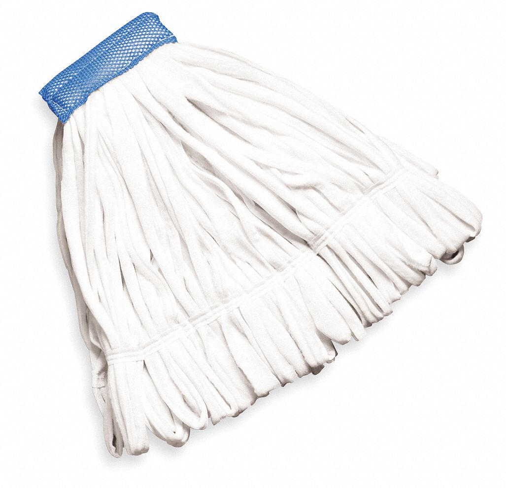 RUBBERMAID COMMERCIAL PRODUCTS Clamp Cotton String Wet Mop Head, White