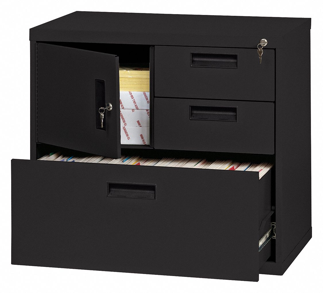 1RG40 - Cabinet Lateral File 26 5/8Hx30W Black