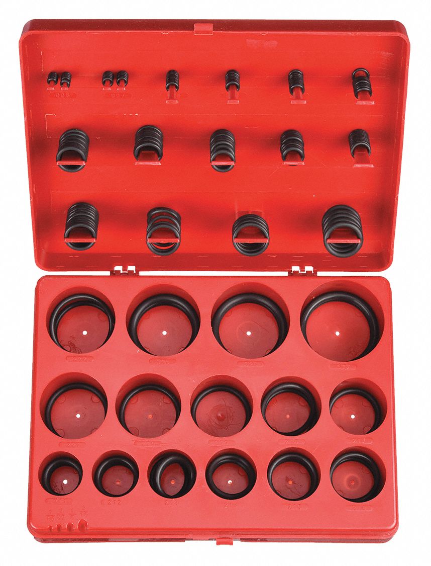 O-RING ASSORTMENT,VITON,180 PCS,30 SZS