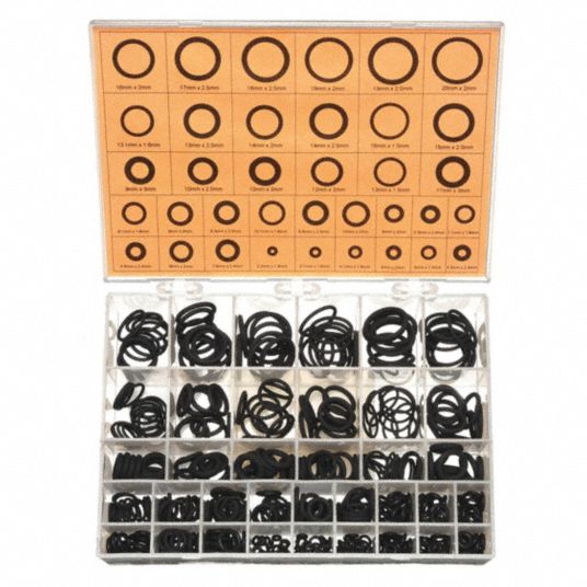 Silicone O-ring Assortment Kit, Rubber O-ring Assortment Kit