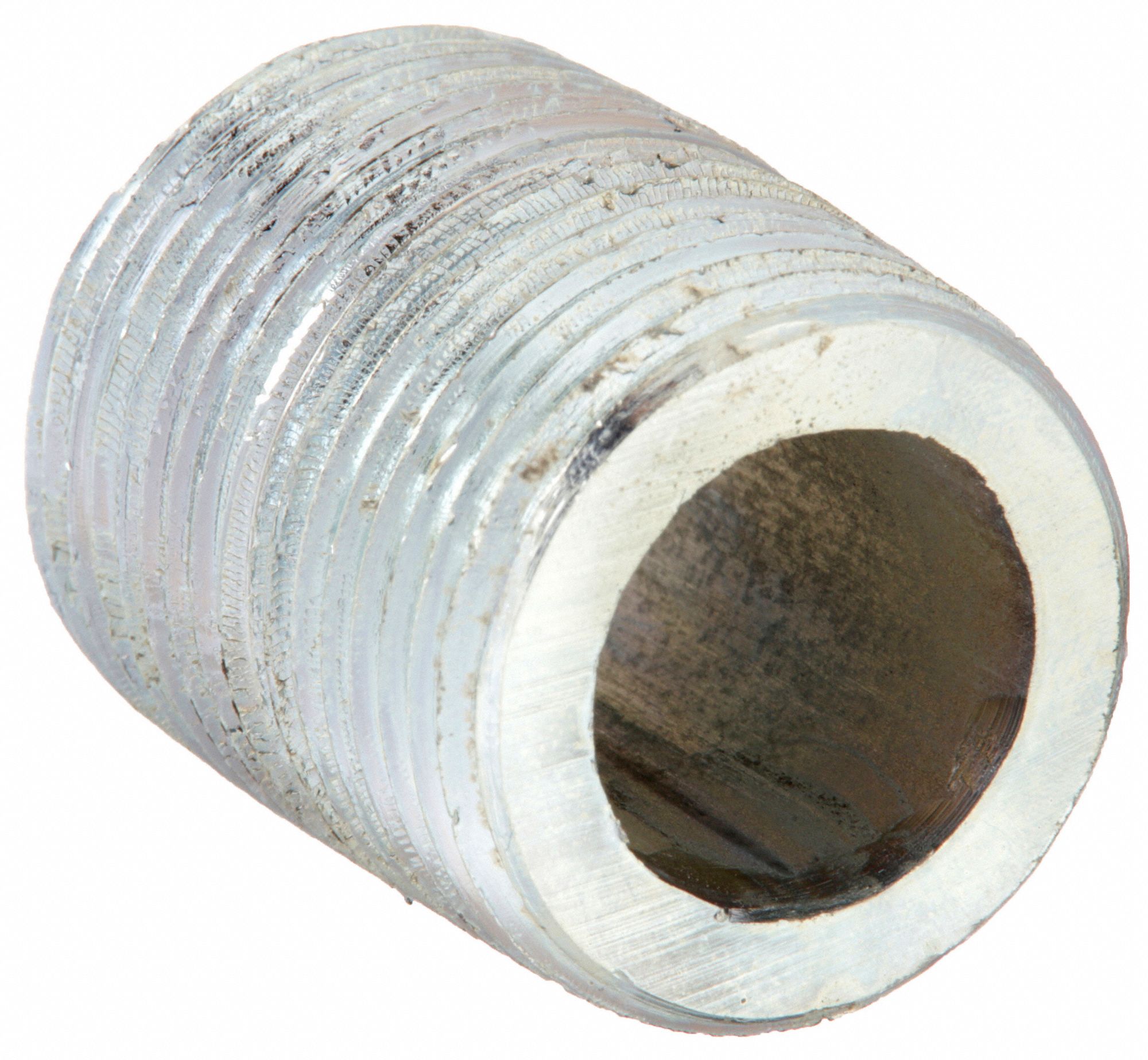 NIPPLE: GALVANIZED STEEL, 1 IN NOMINAL PIPE SIZE, 1½ IN L, FULLY THREADED, SCHEDULE 160