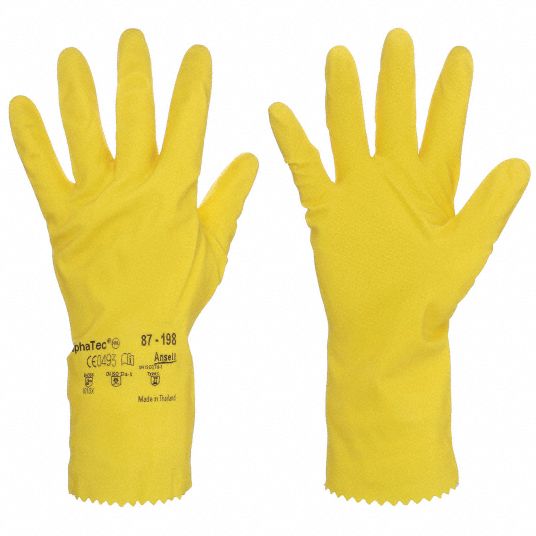 18 mil Glove Thick, 12 in Glove Lg, Chemical Resistant Gloves -  35T602