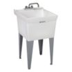Freestanding, One-Bowl Utility & Laundry Sinks With Faucets