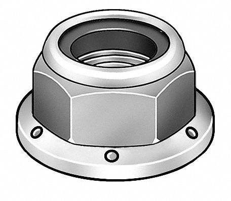 18-8 Stainless Steel Right Hand pkg of 400 IFI-145 Plain Finish FABORY 1/2-13 Self Locking Flange Nut 