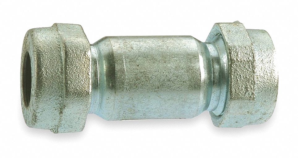 Grainger Approved Galvanized Steel Coupling 1 2 Pipe Size Ips