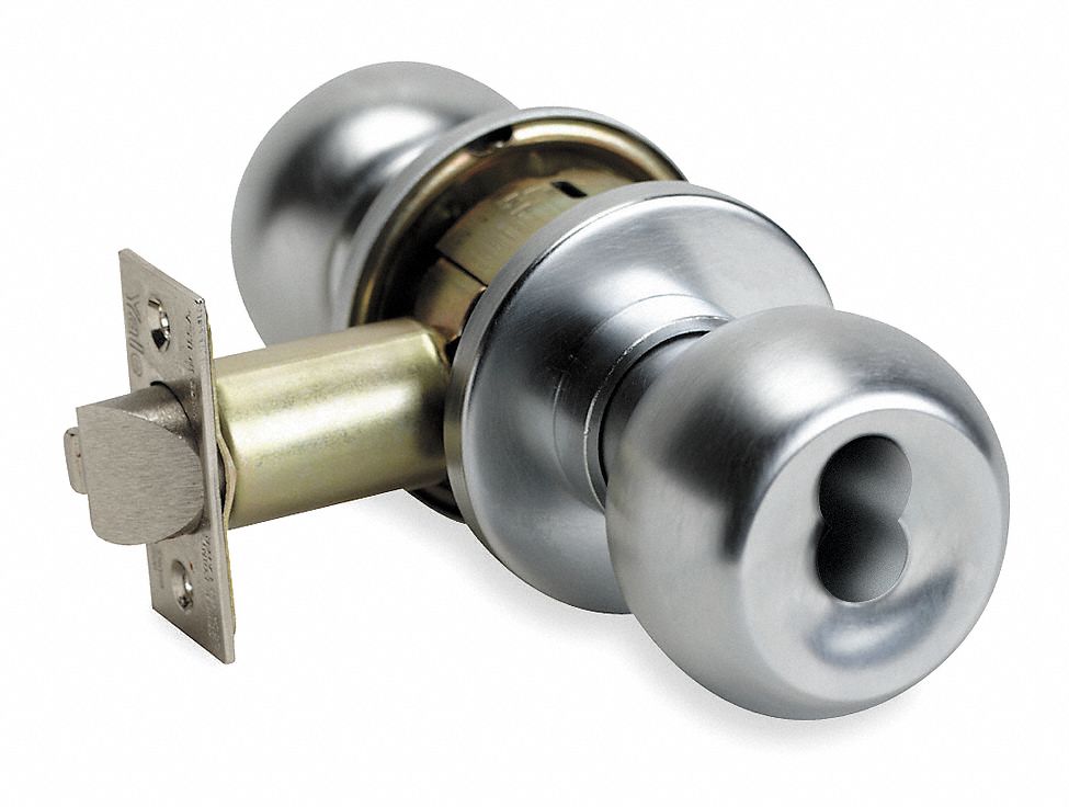 YALE CA5405CK630 Knob Lockset,Mechanical,Storeroom,Grd. 1 eBay