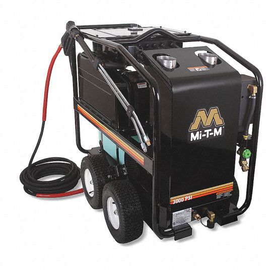 Mi-T-M Towable Mobile Hot Pressure Washer System