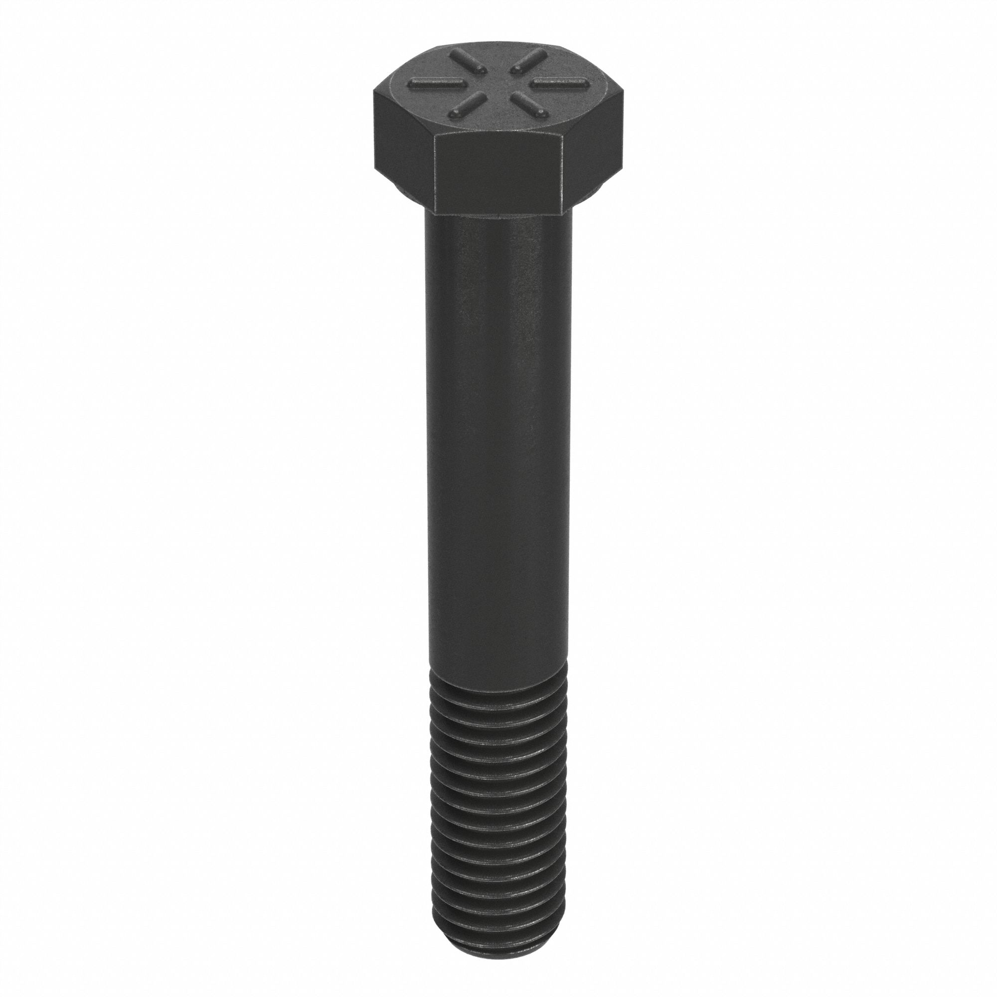 HEX HEAD CAP SCREW, STEEL, GRADE 8, BLACK OXIDE, ½"-13, COARSE, 3½ IN L, INCH, SAE J429, 10 PK