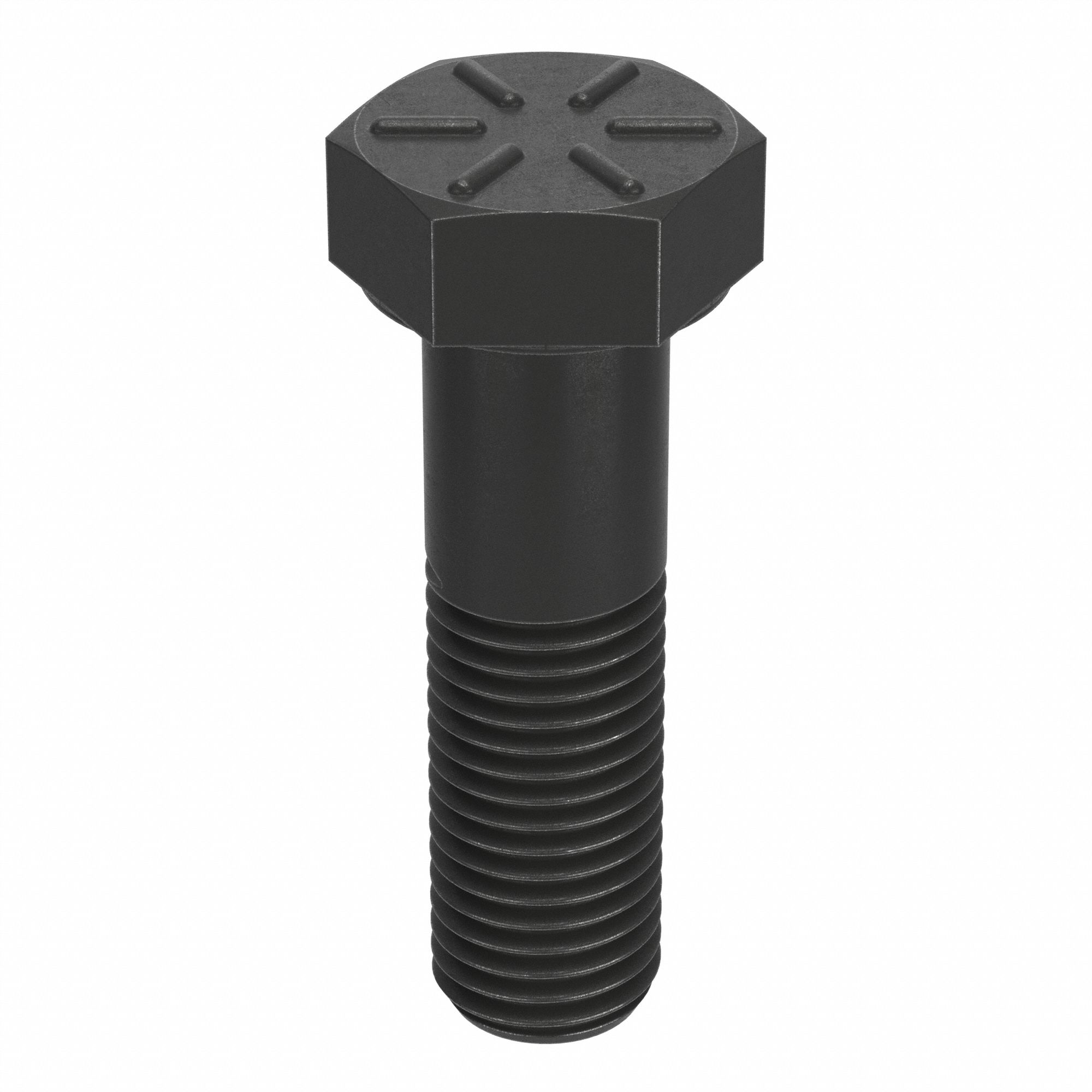 Hex Head Cap Screw: Steel, Grade 8, Black Oxide, 1"-8, Coarse, 3 1/2 in lg, Globally Sourced, 5 PK