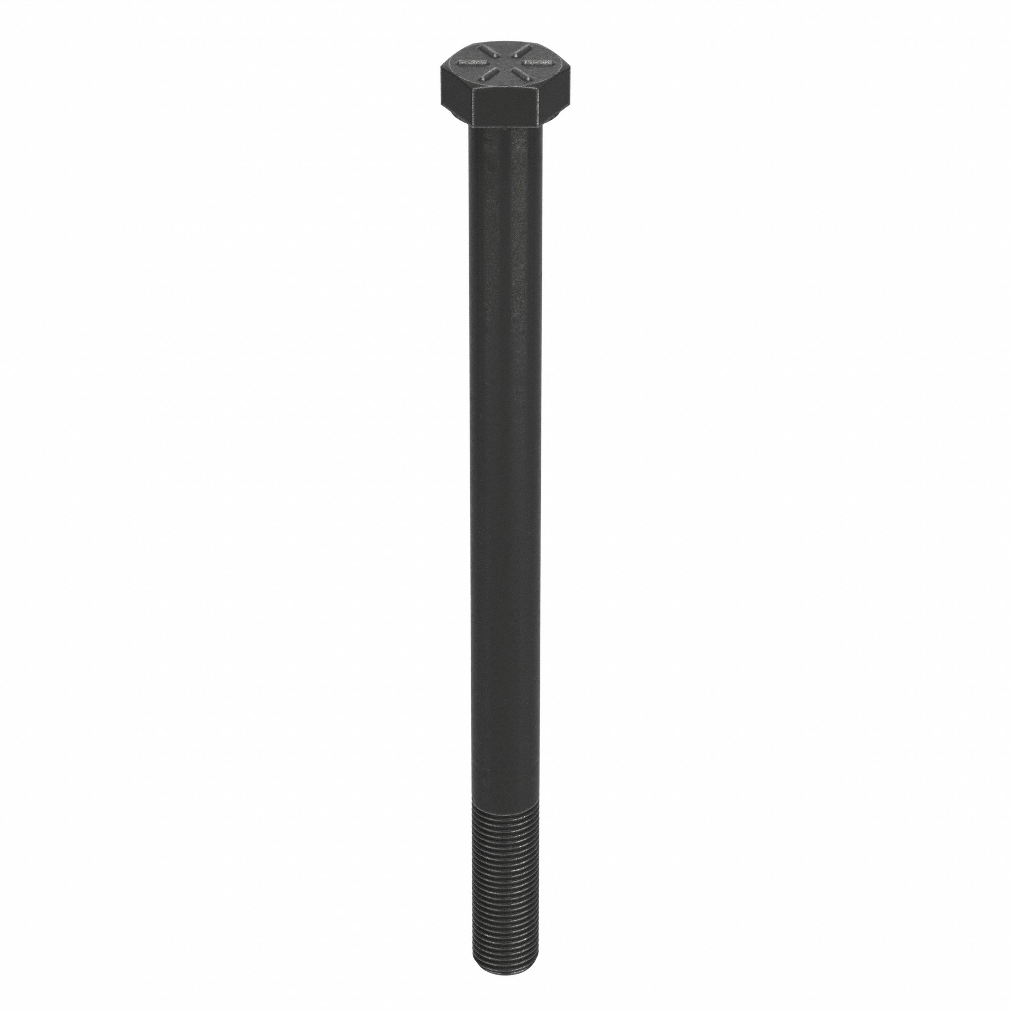 Hex Head Cap Screw: Steel, Grade 8, Black Oxide, 1/2"-20, Fine, 7 in lg, Made in USA*, Inch, 5 PK