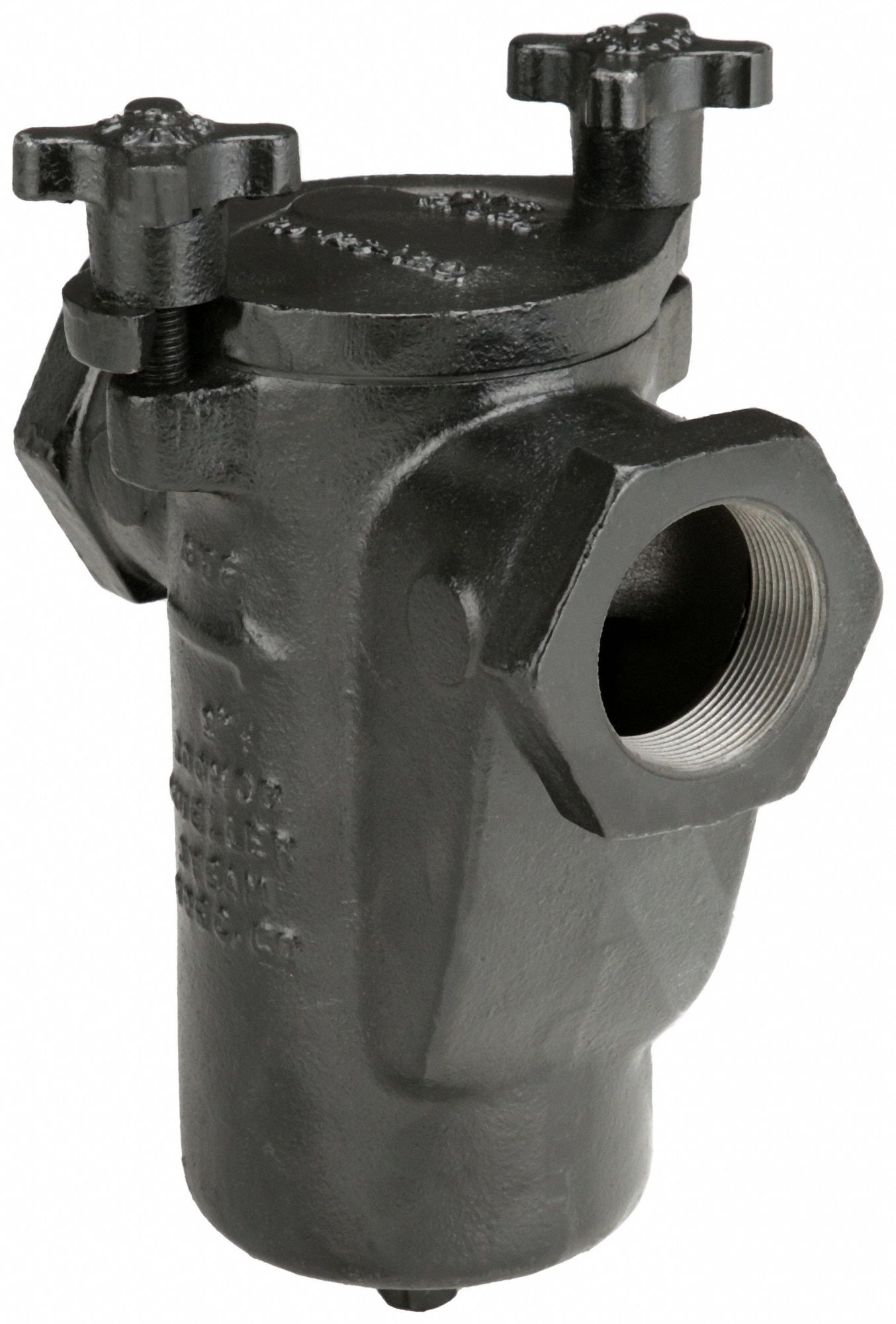 MUELLER STEAM SPECIALTY, Cast Iron, Single, Basket Strainer 1RNK411/