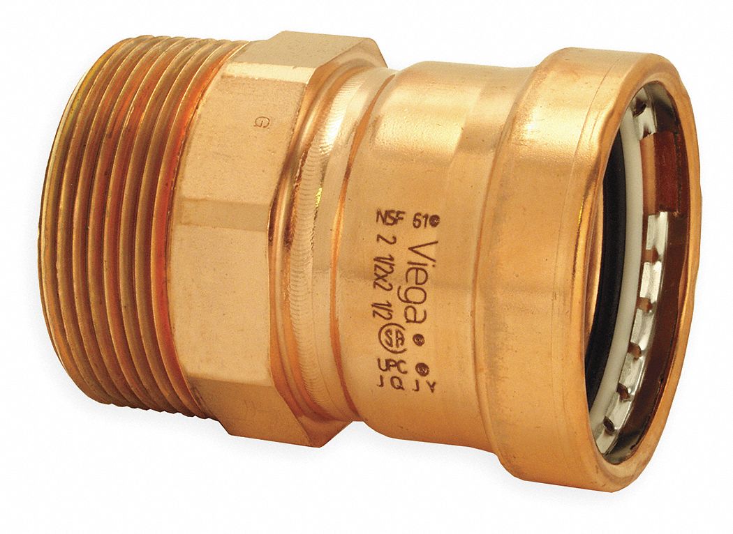 VIEGA PROPRESS XLC Copper Male Adapter, Press x MPT Connection Type, 3