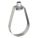 LOOP HANGER: PRE-GALVANIZED STEEL, FOR 1½ IN PIPE, FOR ⅜ IN THREADED ROD, 300 LB CAPACITY