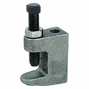 WIDE MOUTH BEAM CLAMP,3/8 IN ROD SI