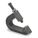 BEAM CLAMP: CAST IRON, 400 LB LOAD CAPACITY, FOR ⅜ IN THREADED ROD