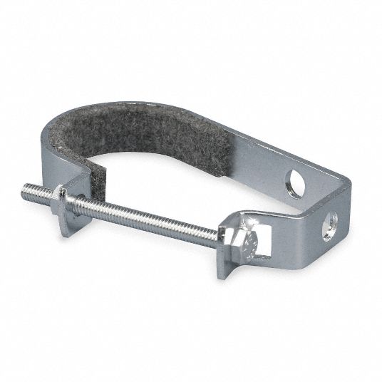 NVENT CADDY J Style Felt Lined J Hanger, ElectroGalvanized/Felt