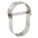 CLEVIS HANGER: 304 SS, FOR 3 IN PIPE, FOR ½ IN THREADED ROD, 1,130 LB LOAD CAPACITY