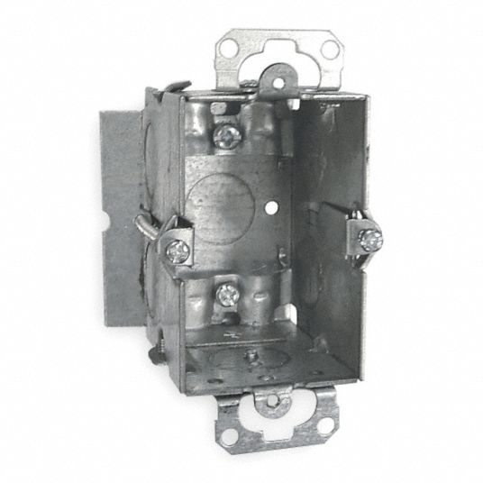 RACO Electrical Box: Steel, 2 1/2 in Nominal Dp, 2 in Nominal Wd, 3 in ...