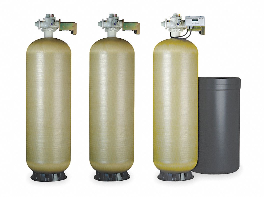 133 in" x 31 in" x 87 in" Water Softener with Salt Storage Capacity of 1,500lbs and 594,000 Max. Gra