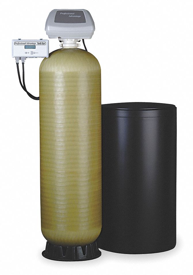 Multi-Tank Water Softener: Commercial, 2 Tanks, 1 in Valve, 71,000 Max. Grain Capacity