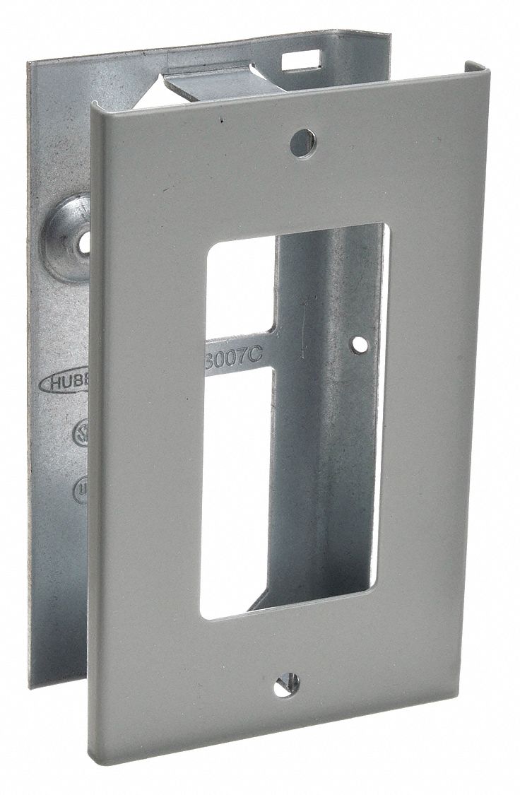 Single Receptacle Cover, Gray