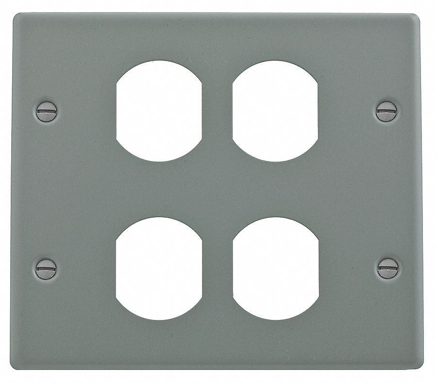 Duplex Plate Ivory Steel Plates