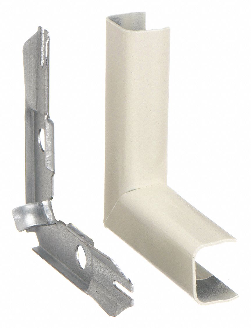 Flat Elbow,  90 deg., Ivory, Steel, Elbows